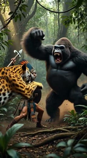 Aztec warrior in fight#shortvideos #shorts