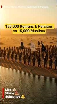 Khalid ibn al-Walid Defeats 150,000 at Firaz | Islamic History Short