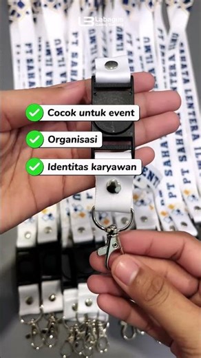 Tingkatkan Profesionalitas Tim Kamu dengan Lanyard Premium! ✨