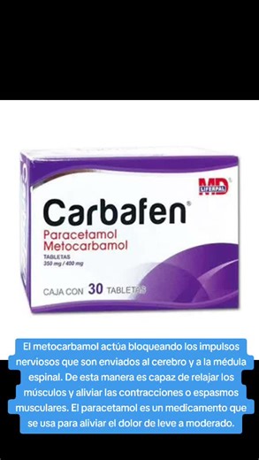 Metocarbamol y Paracetamol: usos y beneficios
