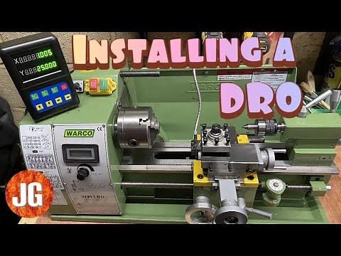 Fitting a DRO on Warco WM180 MINI Lathe