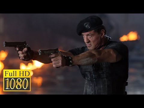 Final fight: Stallone, Statham, Banderas, Snipes, Schwarzenegger / The Expendables 3 - part 2