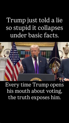 The Orange Crumble | Donald Trump is busted lying again. He’s out here claiming that America is the only country with mail-in ballots — a claim that collapses... | Instagram
