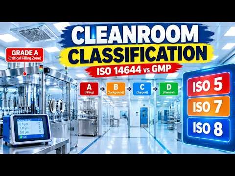 Cleanroom Classification | ISO 14644 & GMP Grades Explained