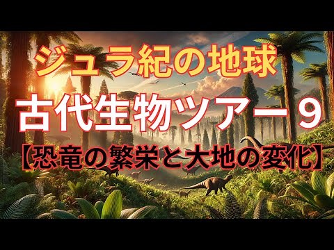 ジュラ紀の地球 古代生物ツアー９ 【恐竜の繁栄と大地の変化】