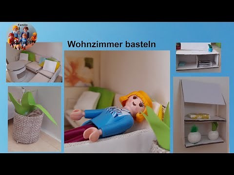 Pimp my Playmobil Wohnzimmer// Haus basteln und einrichten Teil 2