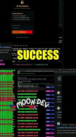 Testing reveals a bug where entering a fake API key does nothing no error feed