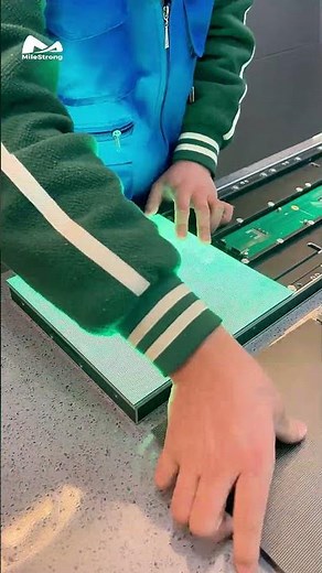 Quick LED Module Installation for Indoor Display#MileStrong #leddisplay #ledscreen #ledmodule