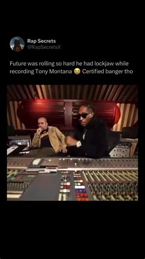 Rap Secrets on Instagram: "Tony Montana—the fictional antihero from Scarface—played a major role in shaping Future’s early image and momentum. When Future dropped his breakout song “Tony Montana” in 2011, he wasn’t just referencing the character; he was borrowing the symbolism. Montana represented ambition, hunger, excess, and the willingness to take risks to escape poverty. Future tapped into that mythology and reframed it through Atlanta trap culture. The song’s hypnotic hook, minimal lyrics, 