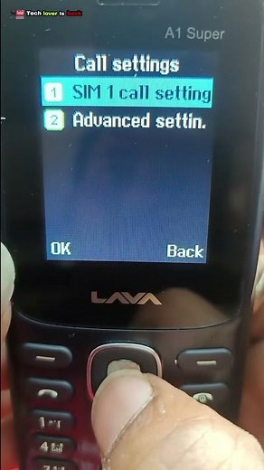 Lava keypad mobile call waiting settings