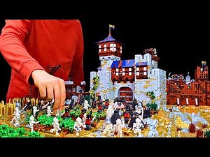 I Built a Huge LEGO Castle Battle