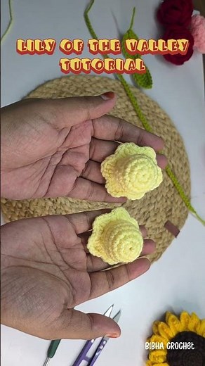crochet lily of the valley full tutorial #chennai #smallindustries #crochet