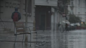 Bad weather in the city - Free Stock Video