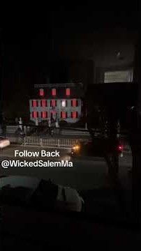 Allison's House from Hocus Pocus, Salem MA | Halloween Night Time-Lapse #salemma #halloween