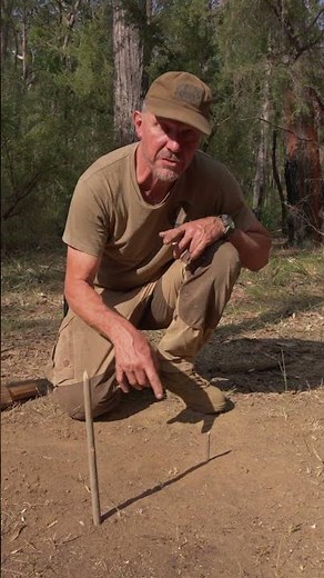 Solar Navigation: (Shadow Stick - Short Method) - Bushcraft Survival Australia