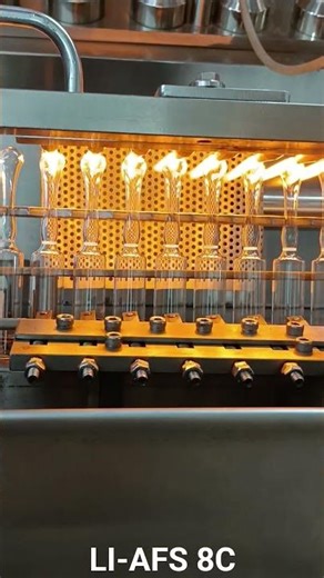 High-speed closed ampoule filling & sealing in action #HighSpeedFilling #AmpouleFilling