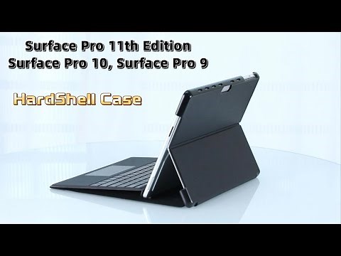 How to Install Fintie Surface Pro 11 / Surface Pro 10 / Surface Pro9 Hard Shell Slim Case - EASY!