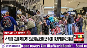 19K views · 161 reactions | BREAKING NEWS: First White South Africans Relocated to U.S. as Refugees Under Trump Program | Zimbo Live TV | Facebook