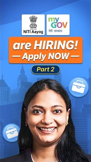 4 Government Jobs - NITI Aayog & more | Salaries up to ₹70K/Month - Part 2