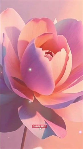 Soft Flower Bloom AI Animation #aianimation #pastel #loop