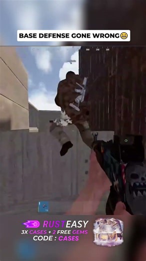 Defending a base in Rust is pure pain 😤 #rust #rustgame