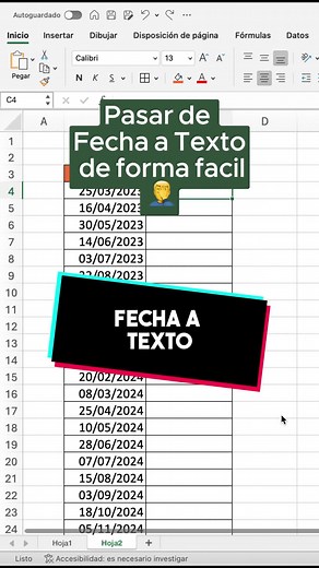 Cómo Convertir Fechas a Texto en Excel: Guía Práctica