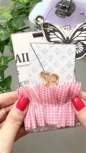 Easy fabric ruffle for junk journals ✨#junkjournaladdict #junkjournalephemera #junkjournalideas