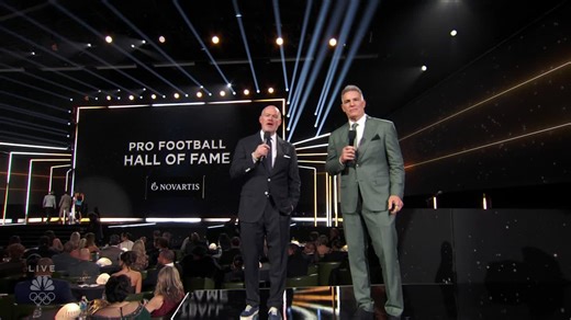 Kurt Warner and Rich Eisen present the Pro Football Hall of Fame Class of 2026