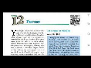 ""FRICTION ; chapter 12 ( activity 12.1) class 8 science NCERT