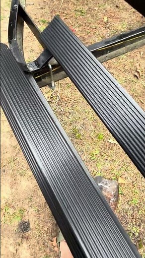 Caliber bunk wrap finished installation #boat #pontoon #trailer