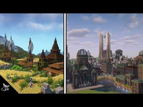 10,000 days in my Minecraft forever world [Full World Tour] ft @jakekeltoncrafts