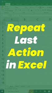 Did the same task again and again in Excel? Use this powerful shortcut to repeat your last action instantly and save time! ⚡ #Excel #ExcelShortcuts #ExcelTips #ExcelTricks #MicrosoftExcel #ExcelProductivity #ExcelLearning #excelhacks | Chalo Ye Bhi Seekhe
