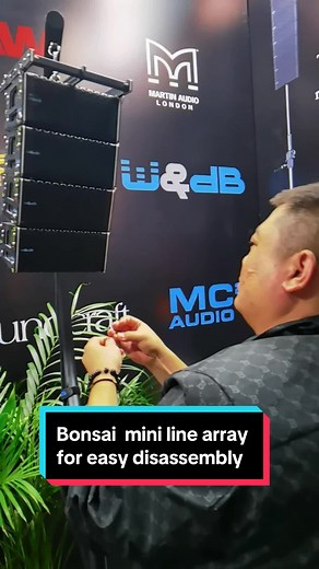 Bonsai Mini Line Array for Easy Disassembly