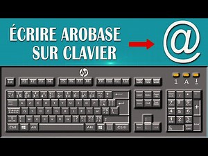 Comment Écrire l'arobase Sur Clavier ?