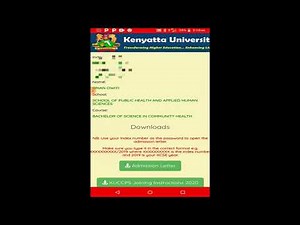 HOW TO DOWNLOAD YOUR UNIVERSITY ADMISSION LETTER👌😌👍