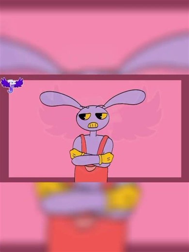 Run Rabbit // Ft.Jax TADC // Animation #shorts #theamazingdigitalcircus #tadc #flipaclip #tadcjax