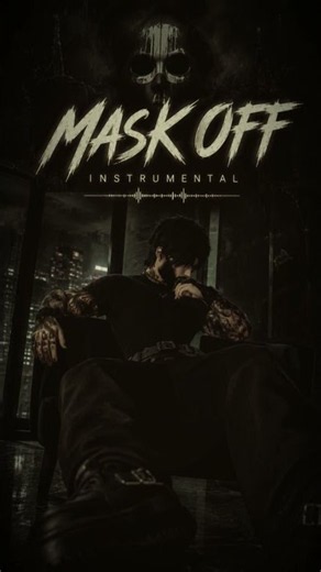 Mask Off - Instrumental (Slowed + Reverb Vibe) 🎧 Use headphones for the best experience. 🖤.. #love