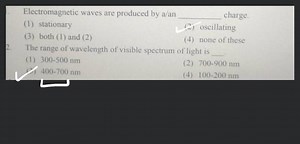 How are electromagnetic waves produced by accelerating charges?... | Filo