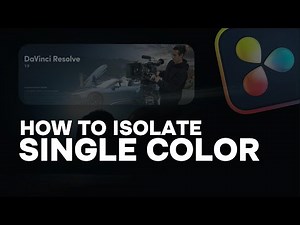 How To ISOLATE A Single COLOR In Davinci Resolve in Seconds!