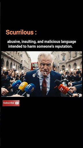 📘 Scurrilous Meaning | Ssc, Banking and Defence | English Vocabulary | Quicklearn