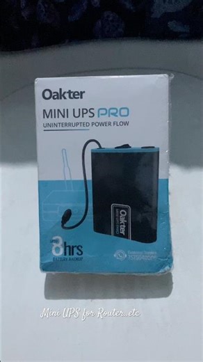 Oakter mini UPS PRO for Router,setup box ,cam &etc