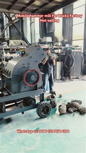Mobile hammer crusher mill,stone powder making machine,stone sand making mill for bricks factories
