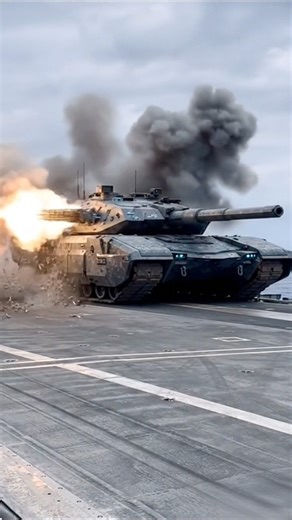Tank fire 543 rounds from its ten-barrel 25mm Gatling gun! #tank #america #navy | Military Update