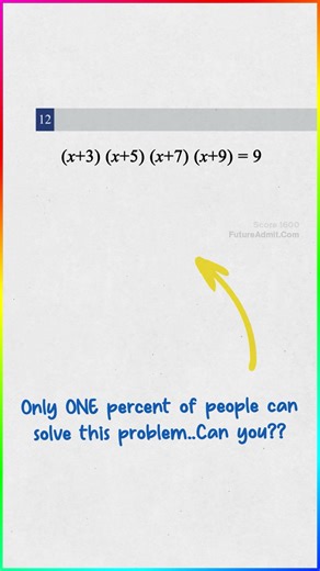Only 1% can solve this SAT problem.. #satprep #digitalsat #digitalsathacks#satmath #satreading #sattestprep #highschoolparents #psatprep #psat #collegeadmissions