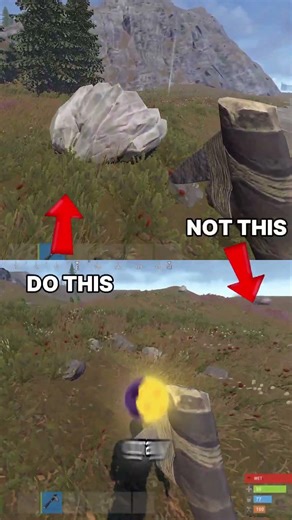 how to get stone in rust (it's easy) #rust #rustgame