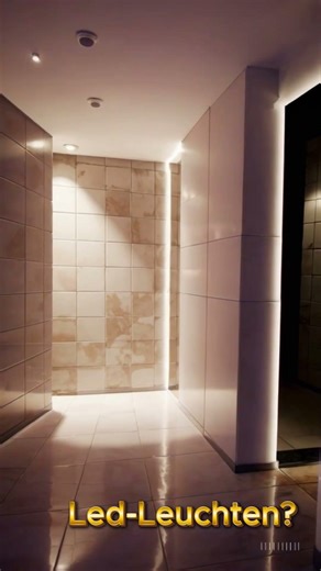 „Von altem Bad zu modern LED-Leuchten 😳