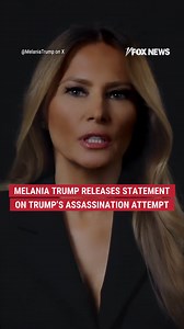 134K views · 4.7K reactions | 'UNCOVER THE TRUTH': Former first lady Melania Trump calls out the "heavy" silence around the attempted assassination of her husband, former President Trump, and questions why the would-be assassin wasn't arrested before his rally speech. | Fox News | Facebook