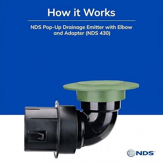 NDS Pop-Up Drain Emitters: Powerful Drainage Tools