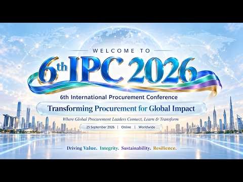 🌍 6th International Procurement Conference 2026