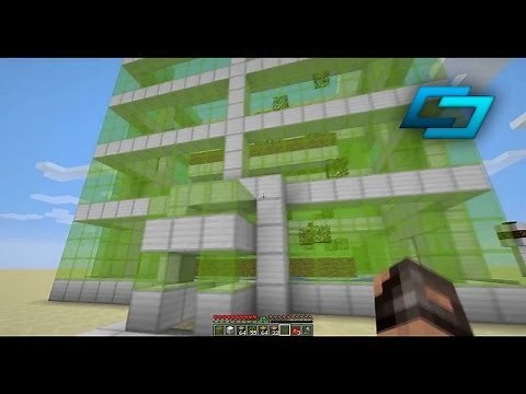 Minecraft Automatic Sapling and Apple Tree Farm!